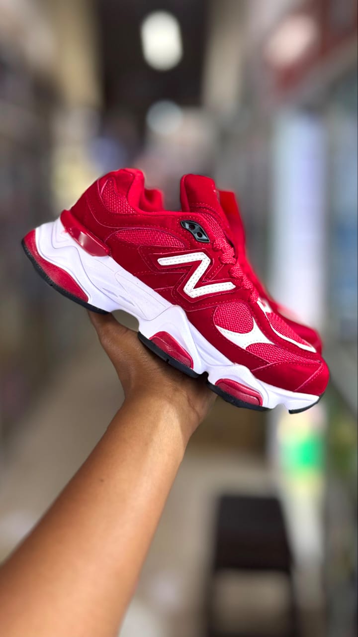 New Balance 9060 Red White image 3