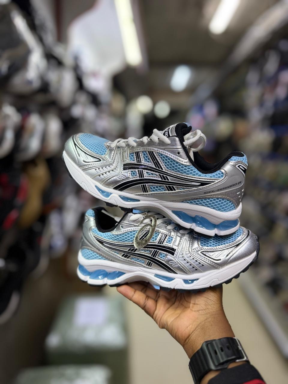 ASICS Silver Blue Sneakers - others Sneakers | Mars Collection
