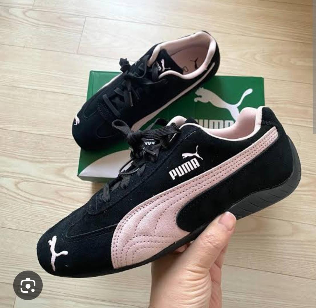 Puma Speedcat Black & Pink Sneakers - Puma Sneakers | Mars Collection