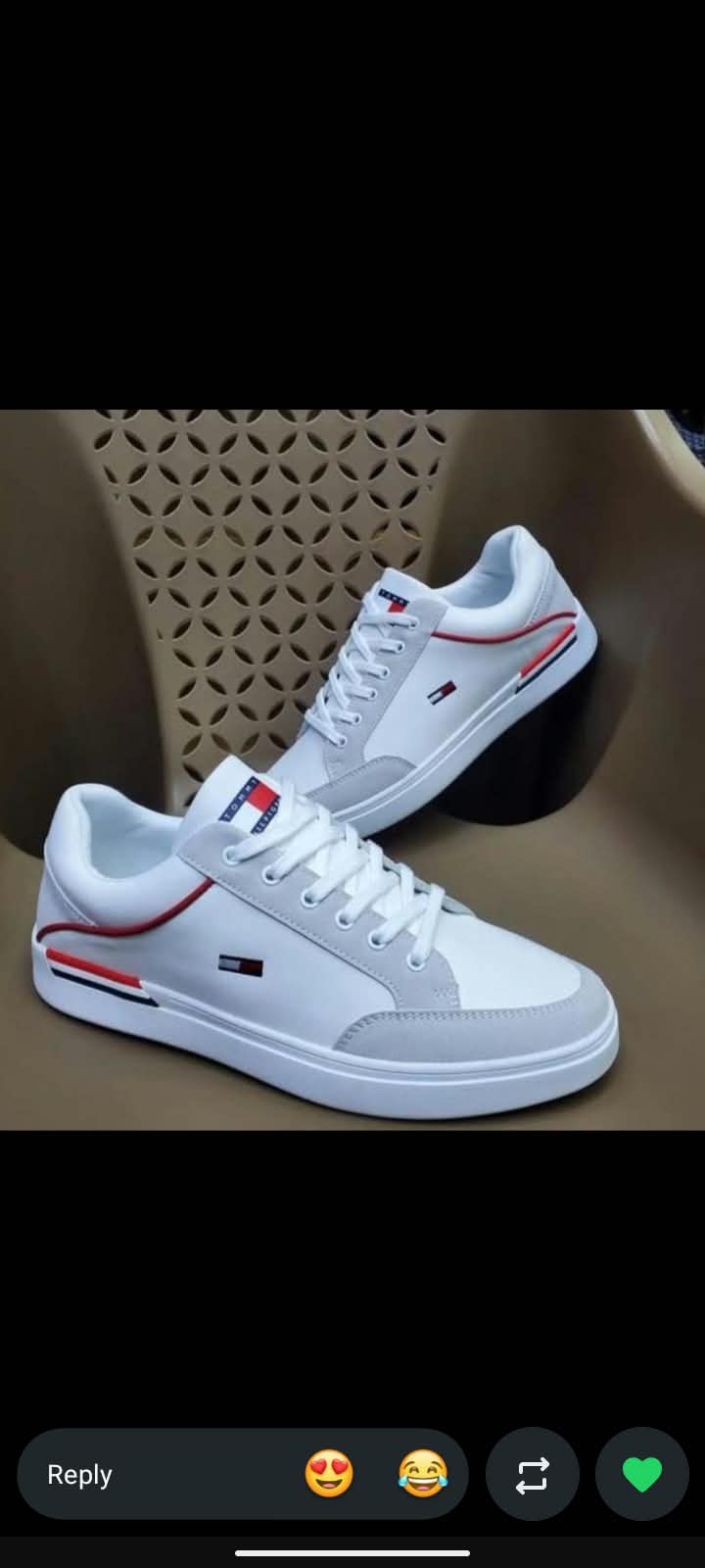 White Tommy Hilfiger Laced Casual Shoes - Tommy Hilfiger Casuals | Mars Collection