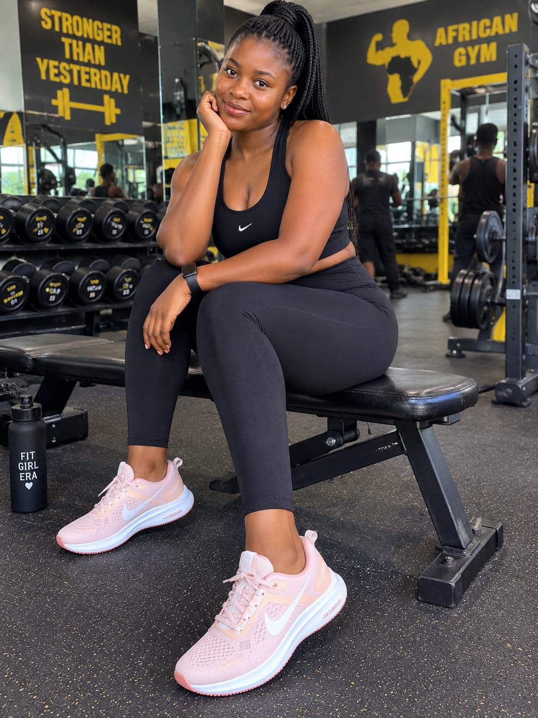 Pink Nike zoom gym image 3