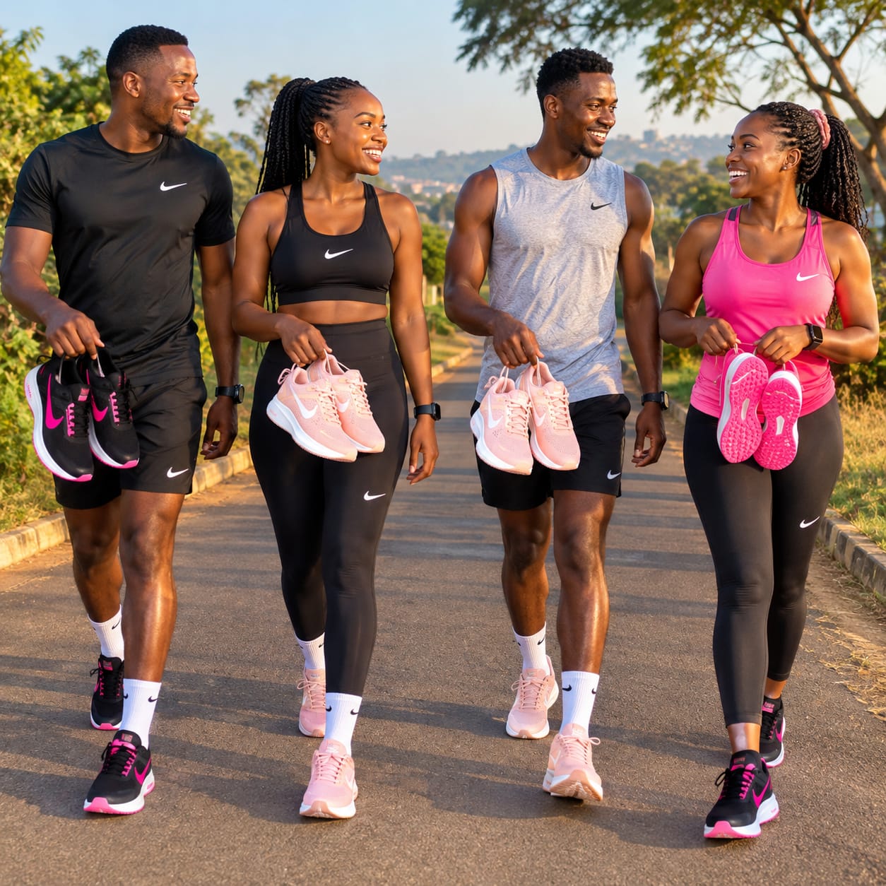 Pink Nike zoom gym image 2