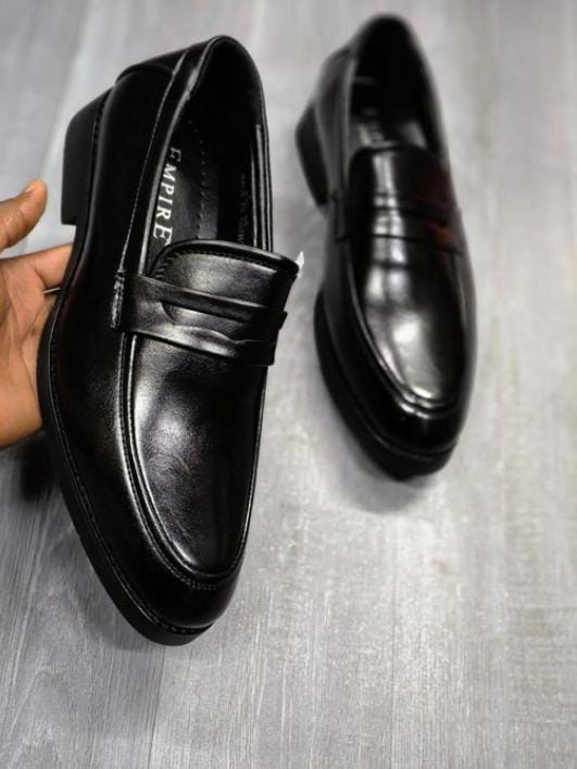Laceless Black Official Shoes image 3