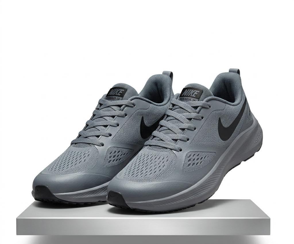 Nike Zoom Grey Tick Black Sneakers - Nike Sneakers | Mars Collection