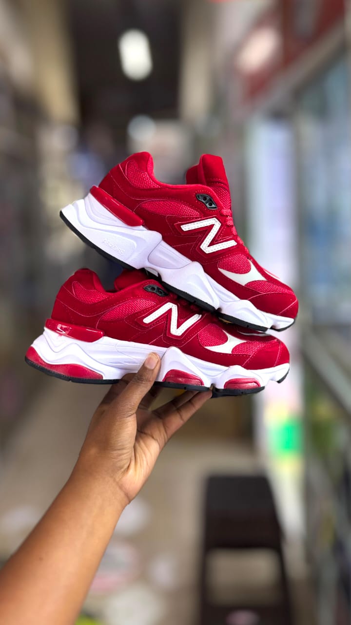 New Balance 9060 Red White image 2